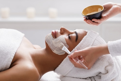 Chemical peel treatment at Sculpted by Stacey RN in Fullerton, CA.